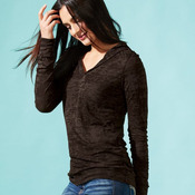 Women's Burnout Hooded Pullover